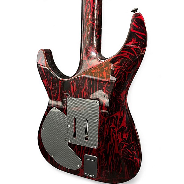Used Schecter Guitar Research C1 FRS SILVER MOUNTAIN Blood Moon Solid Body Electric Guitar