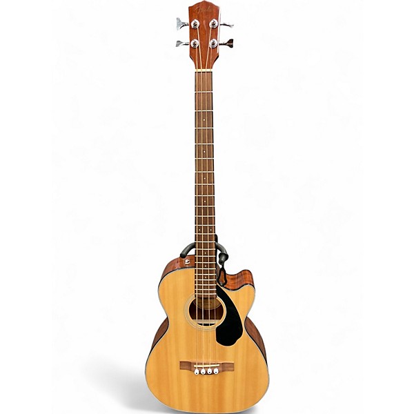 Used Fender CB-60SCE Natural Acoustic Bass Guitar