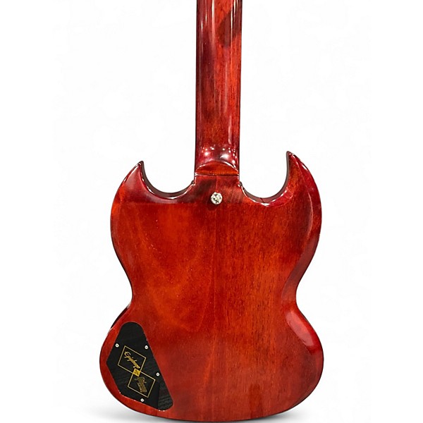 Used Epiphone 61 Reissue Vibrola SG Inspired By Gibson Cherry Solid Body Electric Guitar