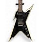 Used Dean Dimebag Razorback Floyd Rose 2 tone black and silver Solid Body Electric Guitar
