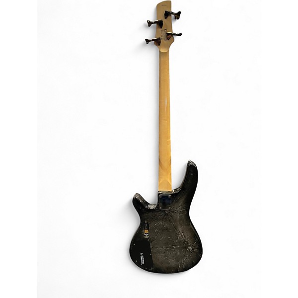 Used Ibanez SRX550 Black and Silver Electric Bass Guitar