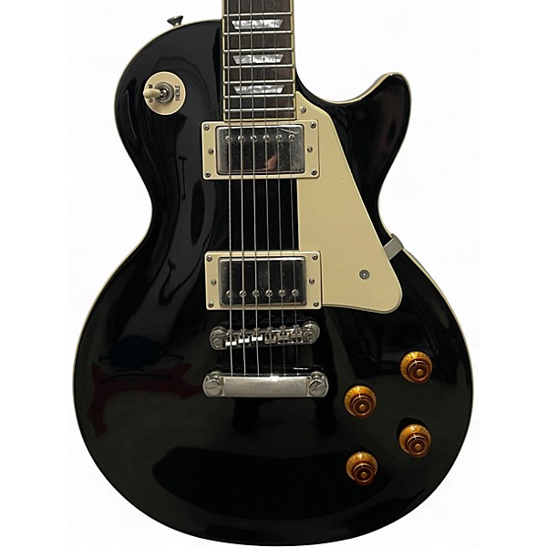 Used Epiphone Les Paul Standard Ebony Solid Body Electric Guitar