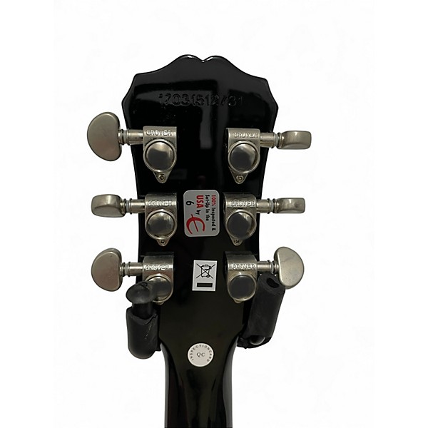 Used Epiphone Les Paul Standard Ebony Solid Body Electric Guitar