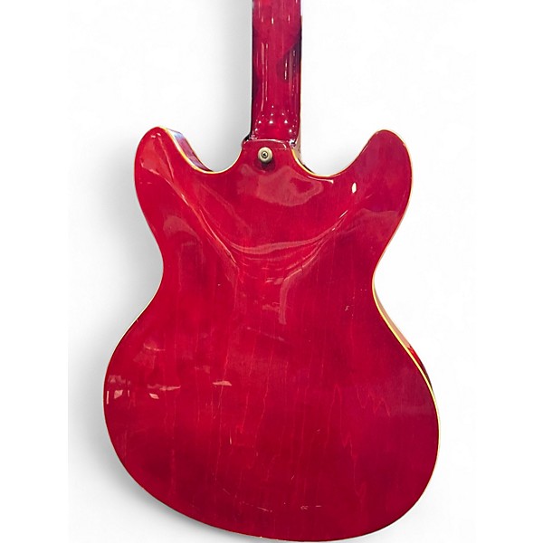 Used Washburn HB30 Cherry Hollow Body Electric Guitar