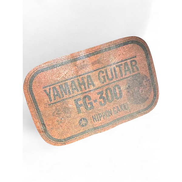 Used Yamaha FG300 Red Label Natural Acoustic Guitar