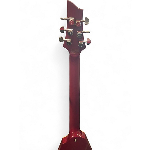 Used Schecter Guitar Research V1 Custom Magenta Solid Body Electric Guitar