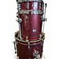 Used Ludwig 5 Piece ELEMENT EVOLUTION Burgundy Mist Drum Kit