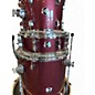 Used Ludwig 5 Piece ELEMENT EVOLUTION Burgundy Mist Drum Kit
