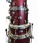 Used Ludwig 5 Piece ELEMENT EVOLUTION Burgundy Mist Drum Kit