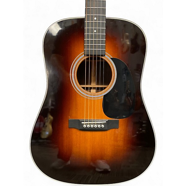 Used Martin D28 2 Color Sunburst Acoustic Guitar