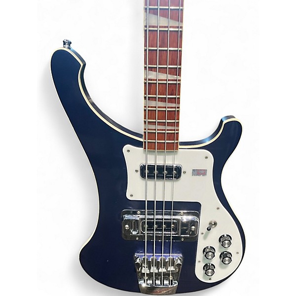 Used Rickenbacker 4003 Midnight Blue Electric Bass Guitar