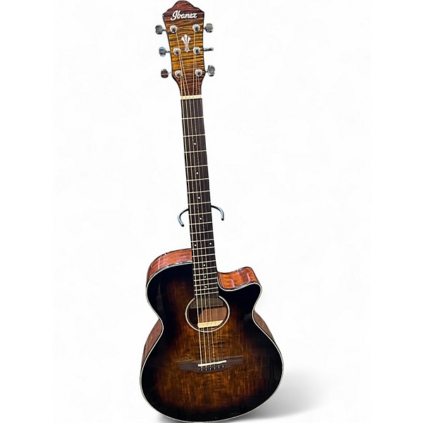 Used Ibanez AEG70 TIGER BURST Acoustic Electric Guitar