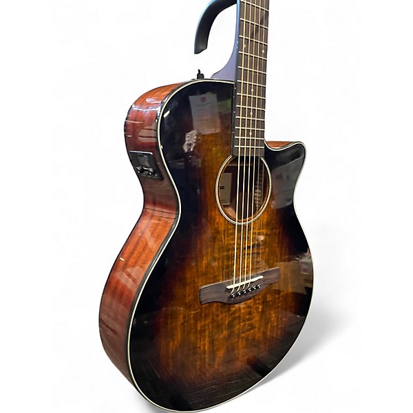 Used Ibanez AEG70 TIGER BURST Acoustic Electric Guitar