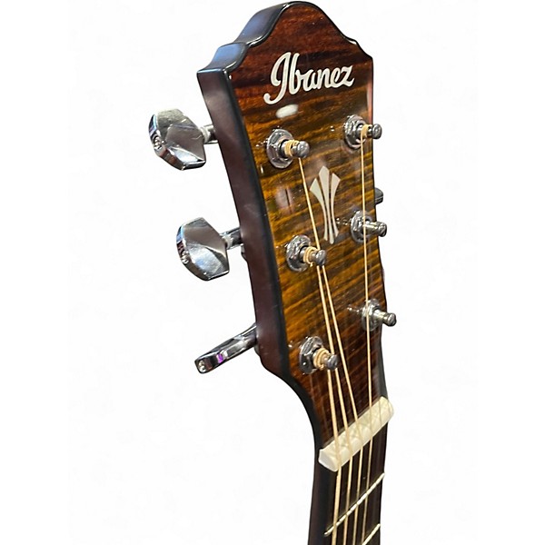 Used Ibanez AEG70 TIGER BURST Acoustic Electric Guitar