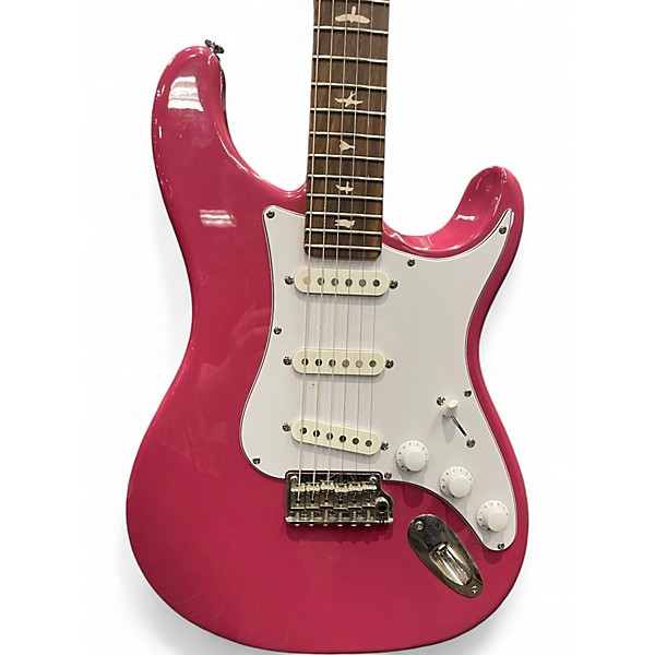 Used PRS SE Silver Sky Dragon Fruit Solid Body Electric Guitar