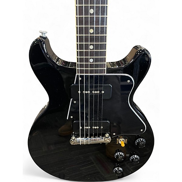 Used Gibson Les Paul Special Double Cut Black Solid Body Electric Guitar