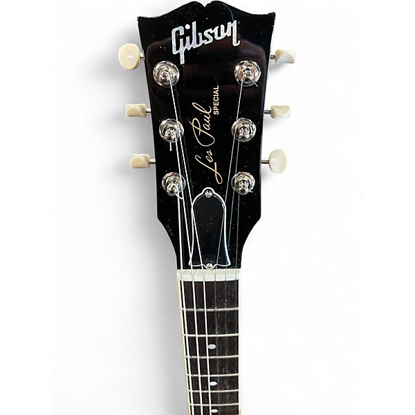 Used Gibson Les Paul Special Double Cut Black Solid Body Electric Guitar