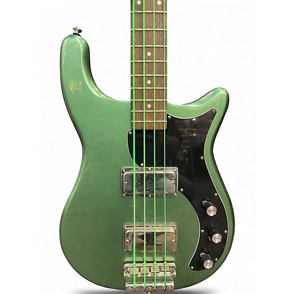 Used Epiphone Embassy Pro Green Electric Bass Guitar