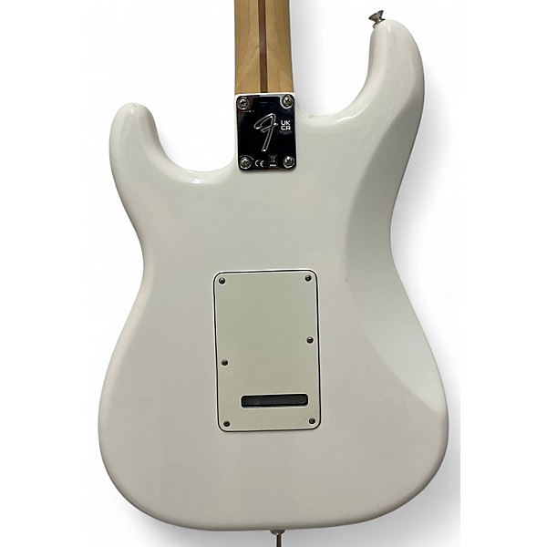 Used Fender Modern Player Stratocaster HSS Alpine White Solid Body Electric Guitar