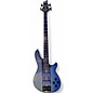 Used Schecter Guitar Research C4 GT SATIN TRANS BLUE Electric Bass Guitar thumbnail