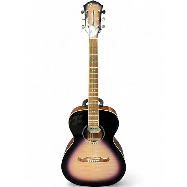 Used Fender fa235e Purple Acoustic Electric Guitar