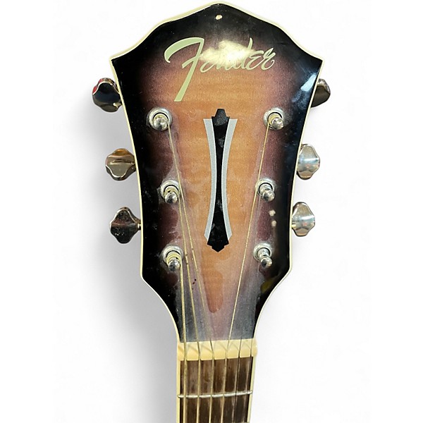 Used Fender fa235e Purple Acoustic Electric Guitar