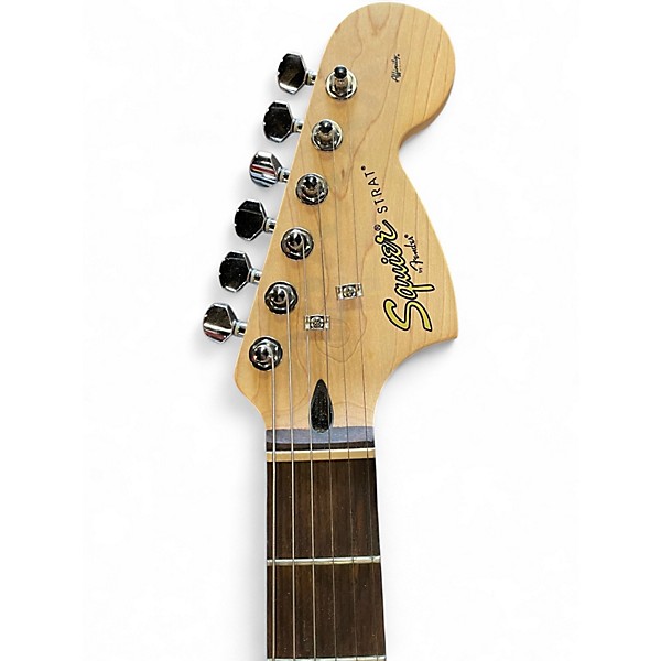 Used Squier Standard Stratocaster 2 Color Sunburst Solid Body Electric Guitar