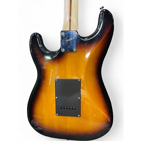 Used Squier Standard Stratocaster 2 Color Sunburst Solid Body Electric Guitar