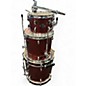 Used Ludwig 3 Piece Breakbeats By Questlove RED SPARKLE Drum Kit