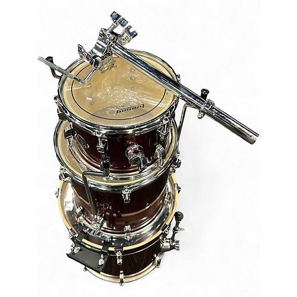 Used Ludwig 3 Piece Breakbeats By Questlove RED SPARKLE Drum Kit