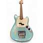 Used Fender JUSTIN MELDAL-JOHNSEN ROADWORN MUSTANG BASS Daphne Blue Electric Bass Guitar