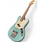 Used Fender JUSTIN MELDAL-JOHNSEN ROADWORN MUSTANG BASS Daphne Blue Electric Bass Guitar