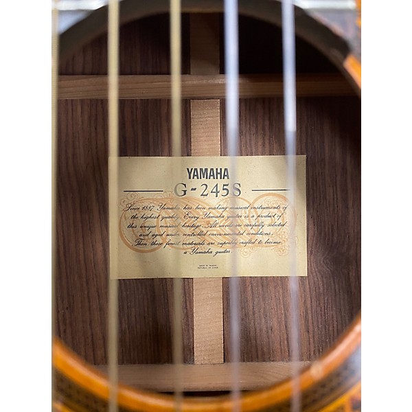 Used Yamaha G245S Natural Classical Acoustic Guitar