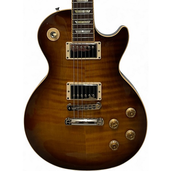Used Gibson Les Paul Classic Plus tabacco burst Solid Body Electric Guitar