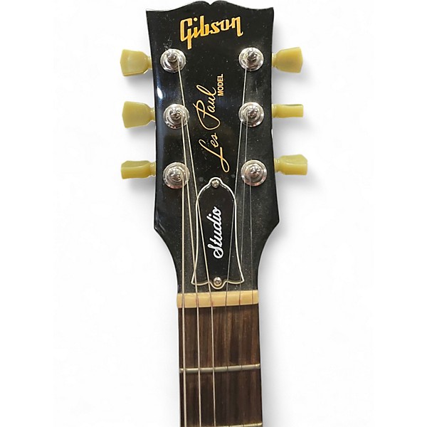 Used 2011 Gibson Les Paul Studio Deluxe Lemonburst Solid Body Electric Guitar