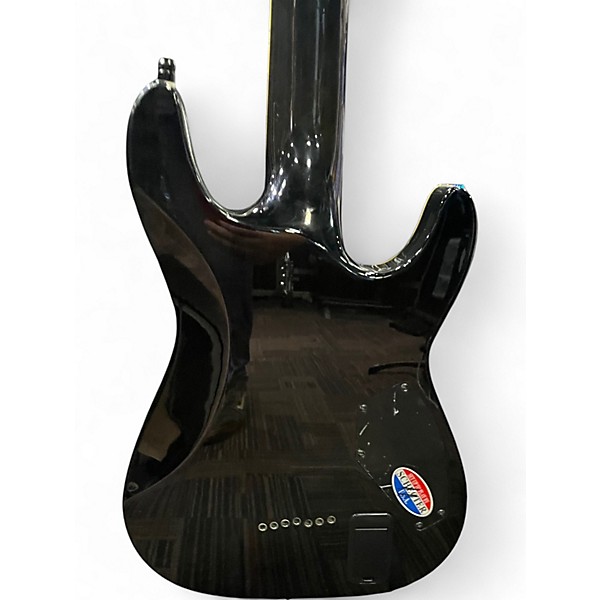 Used Schecter Guitar Research LEFT HANDED HELLRAISER C7 SPECIAL Trans Black Electric Guitar