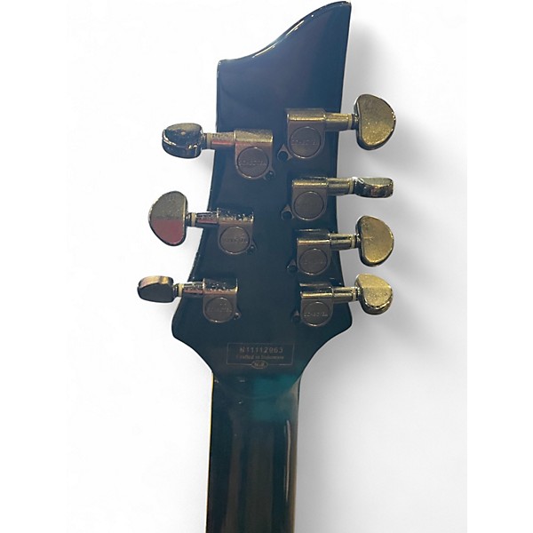 Used Schecter Guitar Research LEFT HANDED HELLRAISER C7 SPECIAL Trans Black Electric Guitar