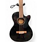 Used Fender CB 60SCE Black Acoustic Bass Guitar