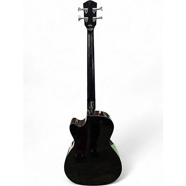 Used Fender CB 60SCE Black Acoustic Bass Guitar