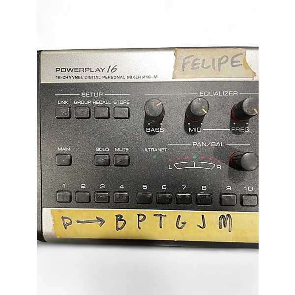 Used Behringer P16M Digital Mixer