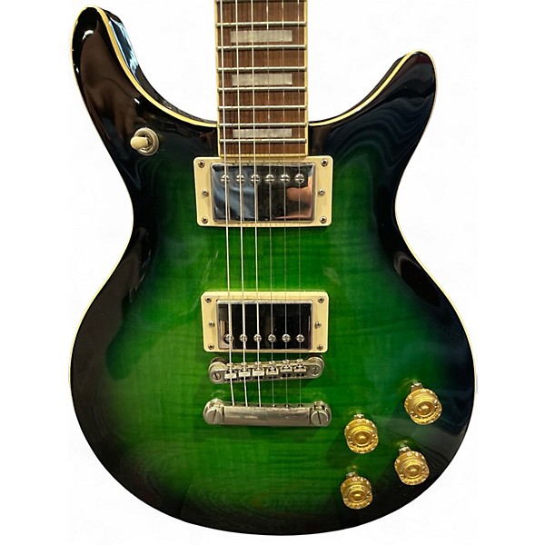 Used Epiphone DC Pro Green Solid Body Electric Guitar