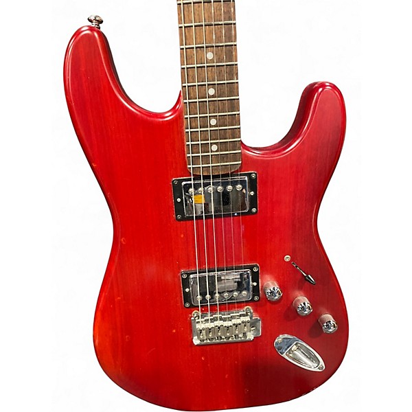 Used Squier Standard Stratocaster Red Solid Body Electric Guitar