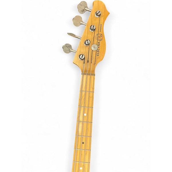 Used Electra PHOENIX Yellow Electric Bass Guitar