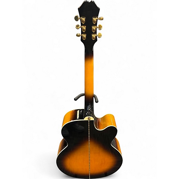 Used Epiphone J200EC STUDIO 2 Color Sunburst Acoustic Electric Guitar
