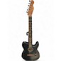 Used Fender Acoustasonic Player Telecaster Black Acoustic Electric Guitar