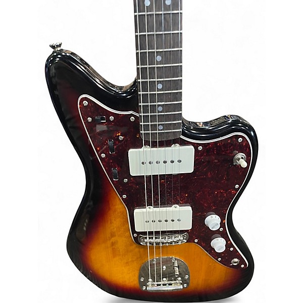 Used Squier Classic Vibe 60s Jazzmaster 2 Color Sunburst Solid Body Electric Guitar