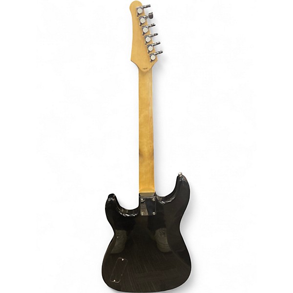 Used Rise by Sawtooth S TYPE Black Solid Body Electric Guitar
