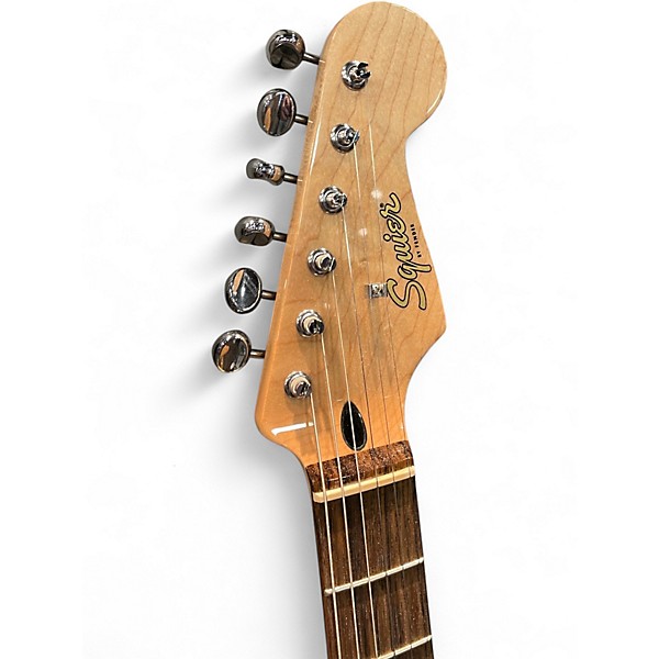 Used Squier Paranormal Custom Nashville Telecaster Aztec Gold Solid Body Electric Guitar