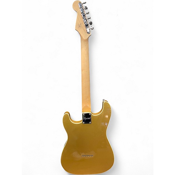 Used Squier Paranormal Custom Nashville Telecaster Aztec Gold Solid Body Electric Guitar