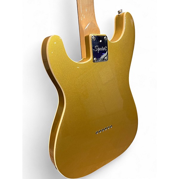 Used Squier Paranormal Custom Nashville Telecaster Aztec Gold Solid Body Electric Guitar